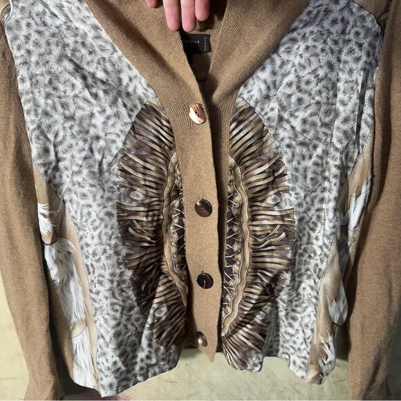 Rani Arabella Cashmere Equestrian Cardigan and Tank 2 Piece Set Size Small - Picture 12 of 14